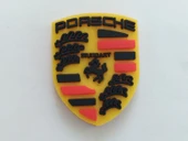 PORSCHE TORPİDO LOGOSU (3CM) MİNİ ELASTİK - PORSCHE YAZISI, PORSCHE LOGOSU - 1
