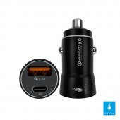 Shaza PD 20W TYPE-C + USB 18W Çıkışlı Hızlı Araç Şarj Cihazı Çakmak Şarj - 1