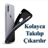 Apple iPhone XR Kılıf Şarj Tıpalı Silikon Kılıf Kamera Korumalı - 5