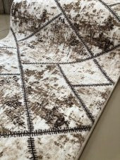 DEKORATİF MODERN YIKANABİLİR İNCE KAYMAZ TABAN HALI - 1