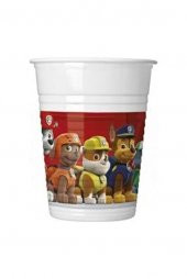 PAW PATROL PLASTİK BARDAK 8Lİ KIRMIZI - 2