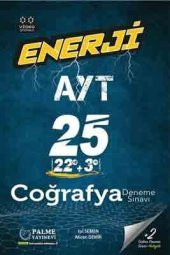Palme Yayınevi AYT Coğrafya Enerji 25 Deneme Sınavı - 1