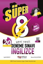 Süper 8. Sınıf İngilizce Yeni Nesil 20 Deneme Sınavı - 1