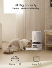 Petlibro 5 Litre 50 Otomatik Zamanlı Kedi ve Köpek Besleyici - 4