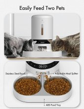 Petlibro 5 Litre 50 Otomatik Zamanlı Kedi ve Köpek Besleyici - 6