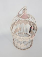 Şener ŞNR P/MTL-200255 Kafes Ferforje Kafes Pembe Küçük - 1