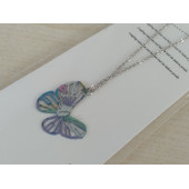 METAL KELEBEK (Butterfly) BAYAN KOLYESİ ZARİF KİBAR ZİNCİR, EKONOMİK KOLYE, EKONOMİK BAYAN TAKI - 1