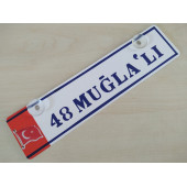 48 MUĞLALI DEKOR PLAKA (30x7cm) vantuzlu Pleksi (Dekor Levha) DEKOR PLAKA, 48 MUĞLA PLAKA - 1