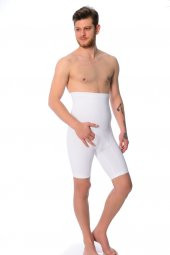 İnce Yaşam Beyaz Erkek Korse Boxer %100 Etkili - 1