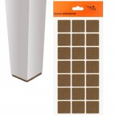 Masa Sandalye Parke Zemin Koruyucu Keçe Yapışkanlı 30x30 mm (21Li PAKET) - 1