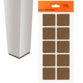 Masa Sandalye Parke Zemin Koruyucu Keçe Yapışkanlı 40x40 mm (10'Lu PAKET) - 1