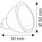 HELİOS Led Ampül (Alüminyum Kasa) IP 20 GU10 5W Beyaz  (41-0350) - 2