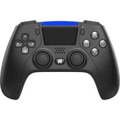 C4U Sony Playstation 4 C-Shock Oyun Kolu Siyah - PC / IOS / ANDROID / PS4 Uyumlu thumbnail 1