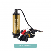 KIZILIRMAK 12 VOLT ALÜMİNYUM DALGIÇ TİPİ SIVI AKTARMA POMPASI (FİLTRELİ) - 1