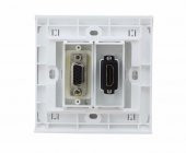 Sıva Altı HDMI+VGA Dişi - Dişi Duvar Prizi - 2