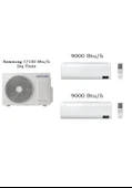 Samsung Windfree Duvar Tipi Multi Klima 9+9 Btu/H + 5 Kw Dış - 1