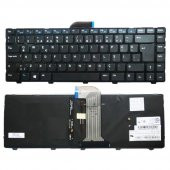 Dell 14 2421, 3440, 5421 Notebook Klavyesi - Siyah - TR / ışıklı - 1