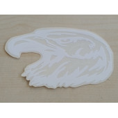 KARTAL sticker (2Lİ TAKIM) BEYAZ 11x6cm (EAGLE) KARTAL ETİKETİ ÇIKARTMASI logosu arması thumbnail 3