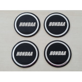 HONDA UYUMLU JANT GÖBEK ARMASI Alüminyum 6cm HONDA jant göbeği - HONDA jant arması thumbnail 1