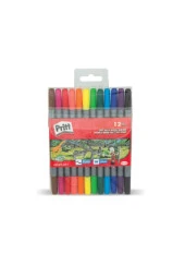 Pritt Keçeli Boya Kalemi Çift Uçlu 12 Renk Keçeli Boya - 1