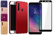 Samsung Galaxy A9 2018 Zore Premier Kılıf Mat Silikon+6D Nano Cam - 1