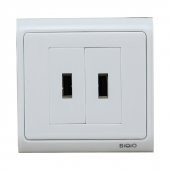 Sıva Üstü 2 Port USB 2.0 Duvar Prizi - Klemensli - 1