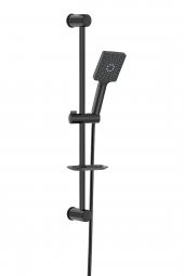 Valtemo Maxima Jet Black Sürgülü Siyah Duş Takımı Seti VS-6740 - 1
