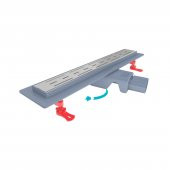 Valtemo 30cm Starline Base  Ø 50 Çıkış Çapı Duş Kanalı VLD-562305 - 1