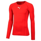 Puma Erkek Uzun Kollu Tişört Liga Baselayer 65592001 KIRMIZI - 2