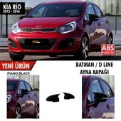 Kia Rio Batman Yarasa Ayna Kapağı Sinyalli Piano Black 2012 - 2016 - 1