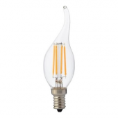HOROZ FILAMENT FLAME-6 6W E14 2700K LED AMPUL - 1