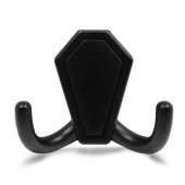 Villa Vestiyer Duvar Askısı Dolap Elbise Askılığı Mat Siyah Metal Askı - 1