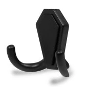 Villa Vestiyer Duvar Askısı Dolap Elbise Askılığı Mat Siyah Metal Askı - 4