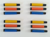 KAPI BADEMİ TAKIM MERMİ RENKLİ FOSFORLU (4 KAPI İÇİN) KAPI SÜSÜ, KAPI TAKOZU, KAPI KORUMASI thumbnail 2