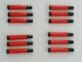 KAPI BADEMİ TAKIM MERMİ KIRMIZI FOSFORLU (4 KAPI İÇİN) KAPI SÜSÜ, KAPI TAKOZU, KAPI KORUMASI thumbnail 2