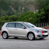 VW Golf 7 2013-2017 Ön Tampon Çeki Demiri Kapağı 5G0807241 thumbnail 1