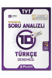 2022 TYT Türkçe Soru Analizli 10+1 Deneme Puan Yayınları - 1