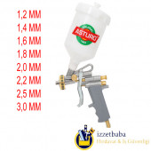 ASTURO ÜSTTEN DEPOLU BOYA TABANCALARI 1,8 MM DEN 4,00 E KADAR - 1