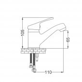 Gms Sırma Mix Lavabo Musluk Bataryası Sr231 - 2
