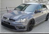VW Golf 7 Batman Yarasa Ayna Kapağı Piano Black 2012-2019 - 1