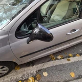 Peugeot 207 Batman Yarasa Ayna Kapağı Piano Black 2006-2012 - 2