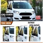 Ford Courier 2018-2021 Batman Yarasa Ayna Kapağı Piano Black ABS thumbnail 1