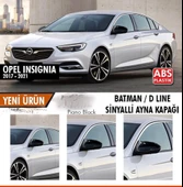Opel İnsignia B Batman Yarasa Ayna Kapağı Piano Black / 2017-2021 - 1
