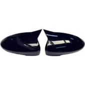 BMW E87 Batman Yarasa Ayna Kapağı Piano Black ABS 2004-2011 - 2