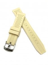 24 mm Renkli Benekli Silikon Saat Kordonu Kayışı - 3