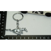 DK Ford Mustang Koşan At Logo Çift Yön Krom Metal Stil Anahtarlık thumbnail 5