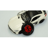 DK Ford Mustang Shelby GT500 Snake Logo Kırmızı Metal Anahtarlık - 4