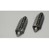 Plymouth Classic 36 37 Krom Metal Çamurluk Logo Rozet - 3