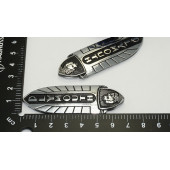 Plymouth Classic 36 37 Krom Metal Çamurluk Logo Rozet - 5