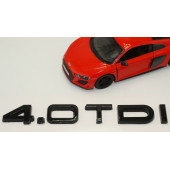 Audi 4.0 TDi B7 B8 B9 Siyah ABS 3M 3D Bagaj Yazı Logo Orjinal - 3